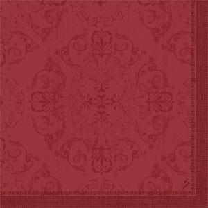 Serviet, Dunilin, 40x40cm, Opulent bordeaux, Duni, (540 stk.)