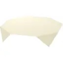 Stikdug, Dunicel, 84x84cm, "Linnea creme", Duni, (100 stk.)