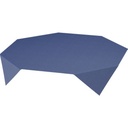 Bordbetræk, Dunisoft, 84x84cm, "Linnea Dark Blue", Duni, (100 stk.)