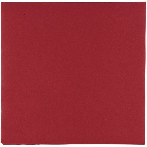 [10937] Middagsserviet, 1/4 fold, 40x40cm, bordeaux, airlaid, (600 stk.)