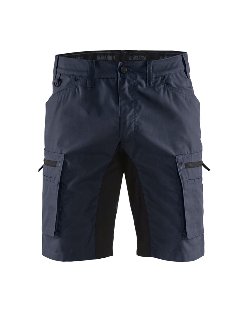 [17242-C56] Service Shorts med stretch, i farven Mørk Marineblå/Sort, Blåkläder, (1 stk.) (C56)