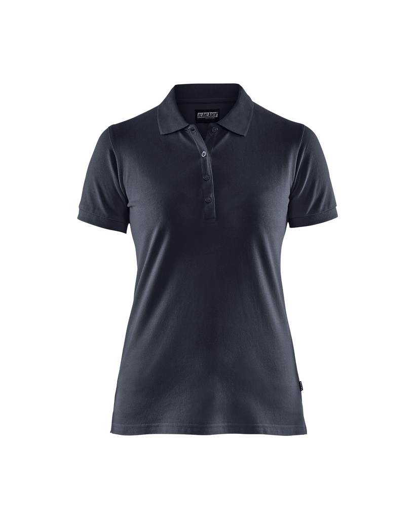 [17509-XS] Dame Poloshirt, i farven Mørk Marineblå, Blåkläder, (1 stk.) (XS)
