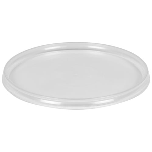 [10952] Condi bøtte låg, Ø12,2cm, klar, PP, 1-rums, tilhørende 10950, 10951, 10953, (14 stk.)