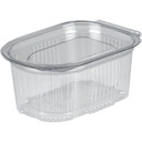 Portionsbæger, 30 ml, klar, RPET, med hængslet låg, (2000 stk.)