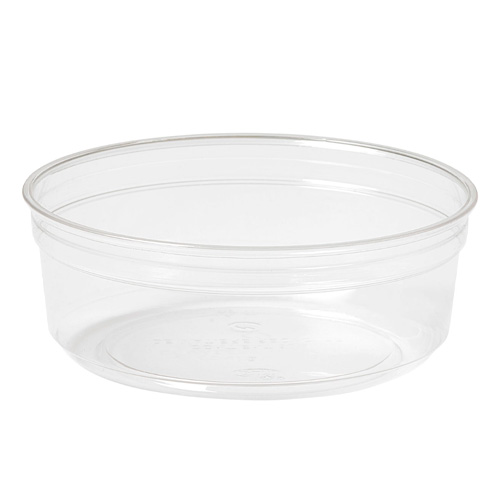 Crystal Deli, 250 ml, Ø11,6x4,4cm, Transparent, 1-Rum, RPET, tilhørende 12033, Duni, (350 stk.)