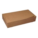 Smørrebrødsæske 321x170x60mm karton hvid/brun, (140 stk.)