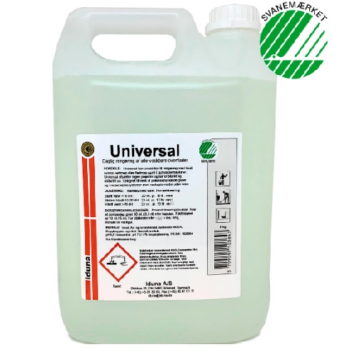 [10967] Universalrengøring, Iduna, 5 l, svanemærket, (1 stk.)