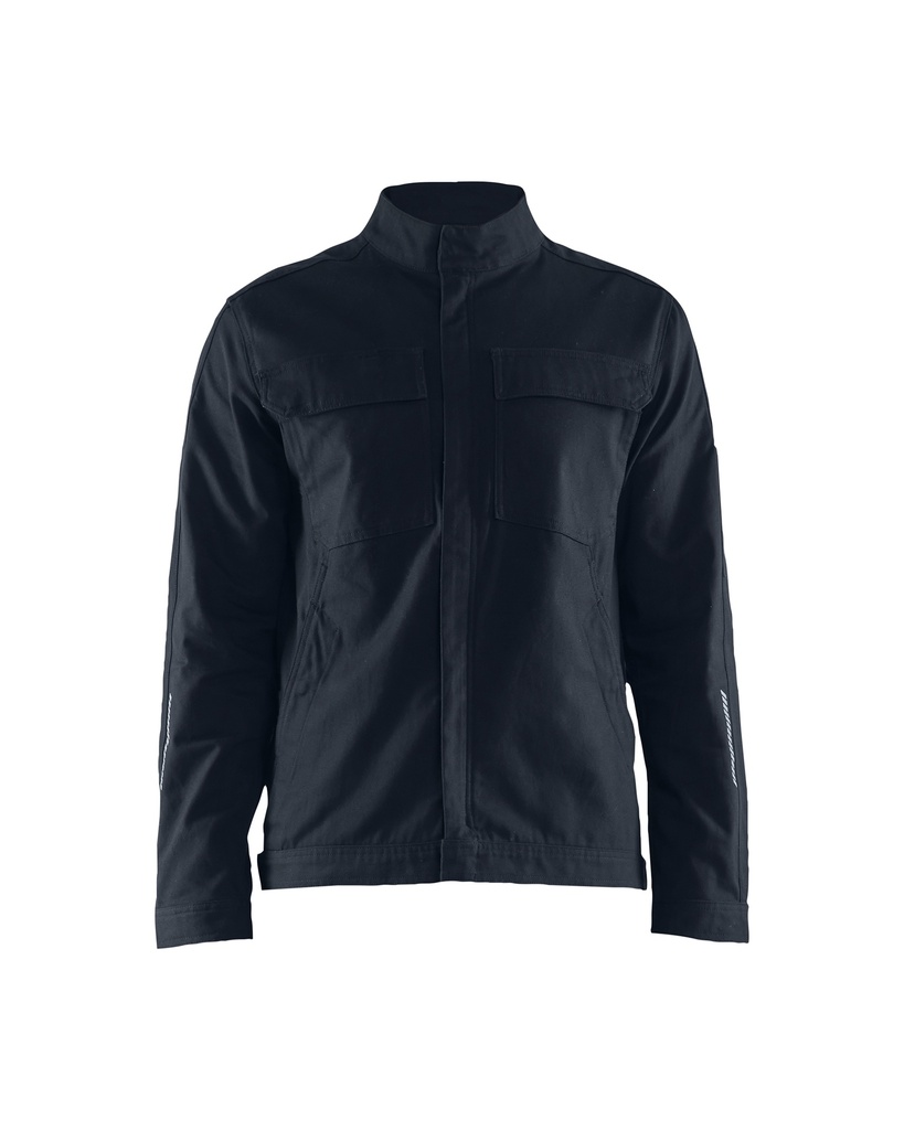 [17520-XS] Industri Jakke Stretch, Mørk Marineblå, Blåkläder, (1 stk.) (XS)