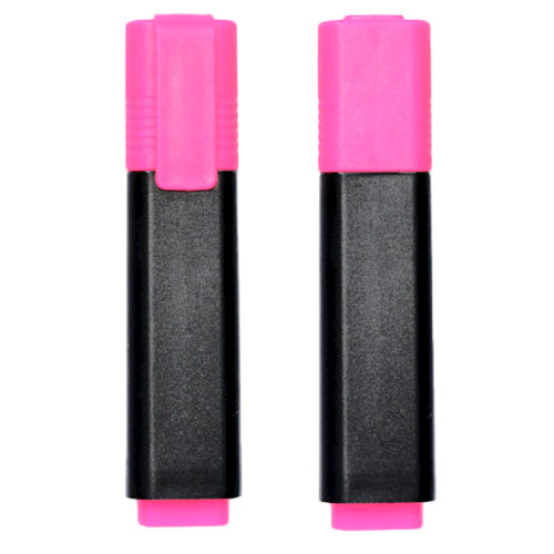 [17121] Tekstmarker, Q-Line, rosa, (10 stk.)
