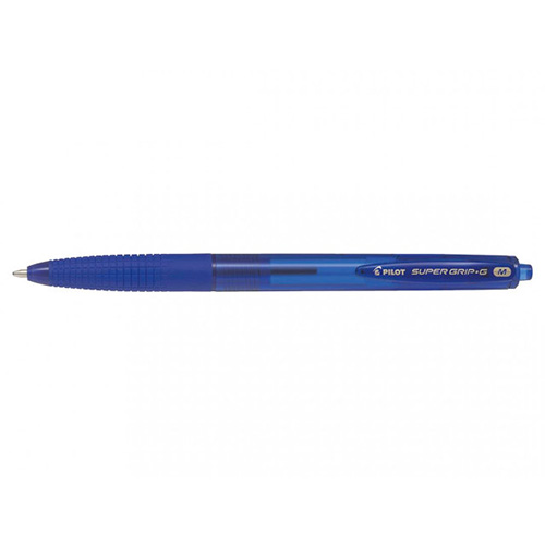Kuglepen, Pilot, Super Grip, blå, medium, 1.0, 0,27mm, (12 stk.)