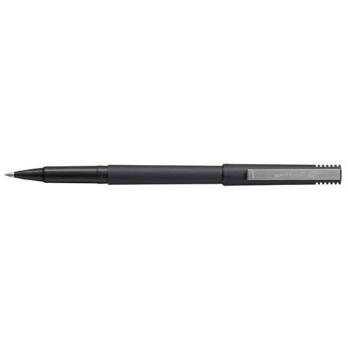 Rollerpen, Uni-ball, sort, micro, 0,3mm, UB-120 eco, (12 stk.)