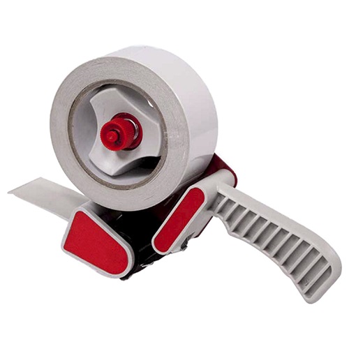 Tapedispenser til pakketape, 50mm, m/bremse, (1 stk.)