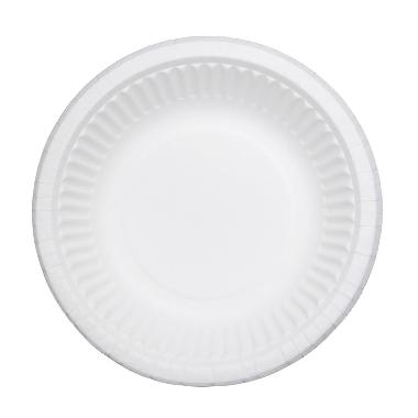 Paptallerken, 400 ml, Ø19cm, dyb, kraftigt kvalitet, (1000 stk.)