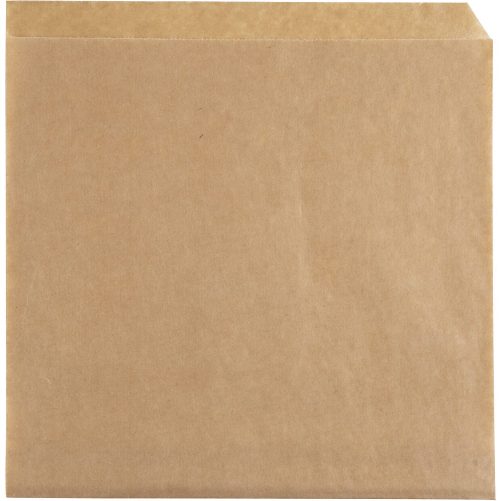 [17164] Burgerlomme, 19x19cm, brun, Papir+PE, Stor, (1000 stk.)