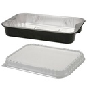 Alubakke, Ready2Cook, 29,3x19,3x4,5cm, 1900 ml, sort, aluminium, tilhørende 10976, (100 stk.)