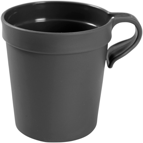 Flergangskop med hank, 8,8cm, Ø8cm, 250ml, 300 ml, koksgrå, PP, (72 stk.)