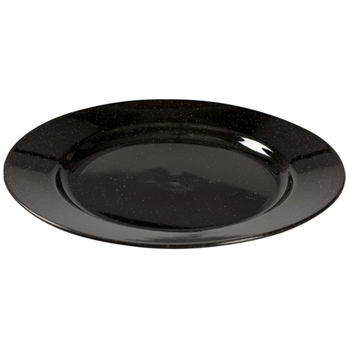 Flergangstallerken, Ø23cm, granitsort, PP, (48 stk.)