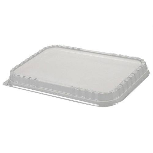 Låg til 1920ml alubakke, 30x20x2,6cm, Ready2Cook, dPET, (200 stk.)