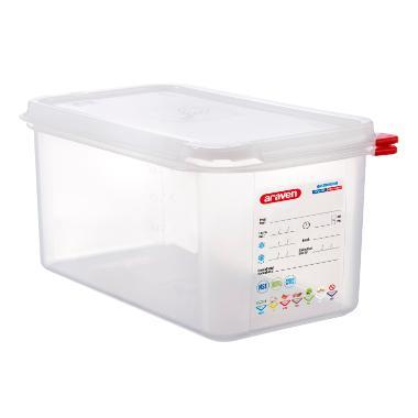 [17245] Beholder, Araven, lufttæt, L32.5xB17.6xH15cm, 1/3GN, 6L, PP, (1 stk.)