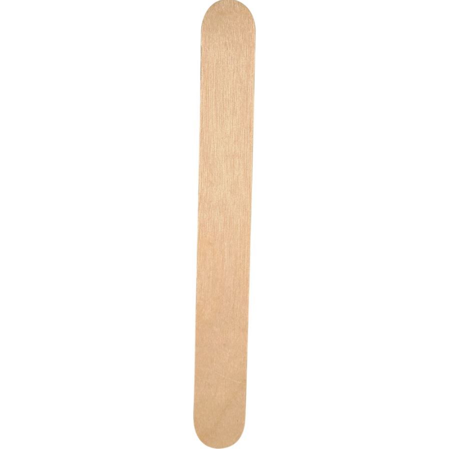 [10981] Tungespartel, 15x1,7cm, brun, træ, usteril, (100 stk)