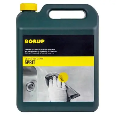 [10799] Husholdningssprit, Borup, 5 l, 93%, (1 stk.)