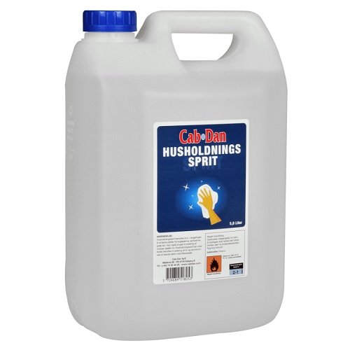 Husholdningssprit, Cab-Dan, 5 l, 93%, (1 stk.)