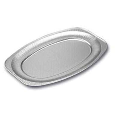 [17311] Alufad, 55x36x2,2cm, stor, oval, glat, (10 stk.)
