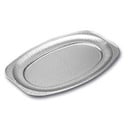 Alufad, 55x36x2,2cm, stor, oval, glat, (10 stk.)