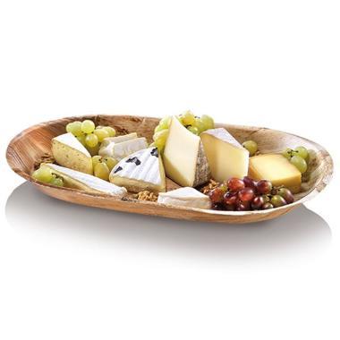 Fad, 48x24x4cm, Stor bionedbrydelig palmeblad, (50 stk.)