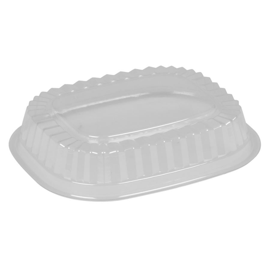 [10992] Låg til lille sushibakke, 16,5x14,1x3,2cm, klar, RPET, anti-dug, tilhørende 10989, (500 stk.)