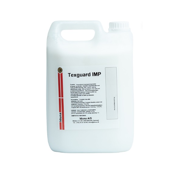 Texguard, IMP, tæppe-imprægnering, Iduna, 5 liter (1 dunk).