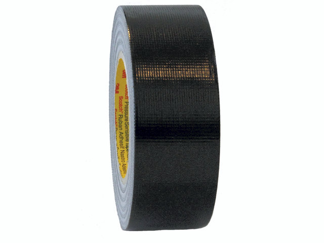 [17442] Gaffatape 3M, 2903, Lærred, sort, 48mmx50m, (24 stk.)
