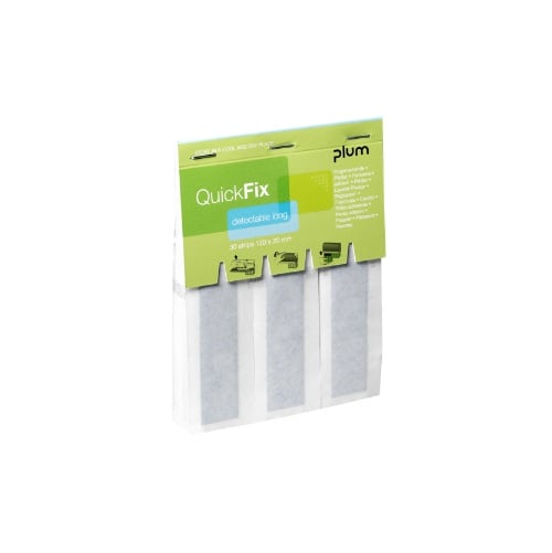 [17471] Hæfteplaster, Plum QuickFix 5508, 12x2cm, blå, (1 pakke)