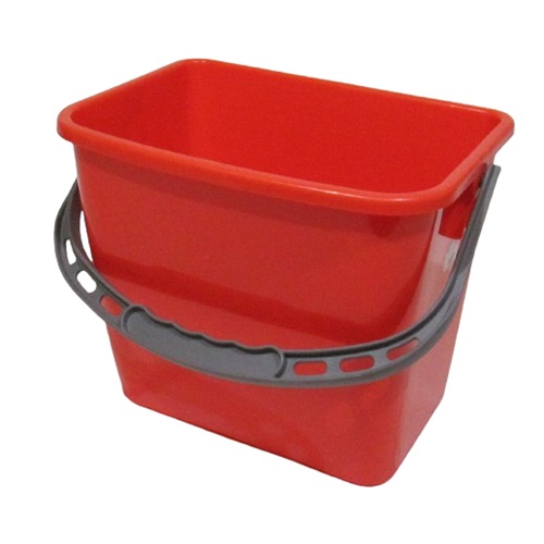 6L inventarspand, 24x17,5cm, rød, PP, (1 stk.)