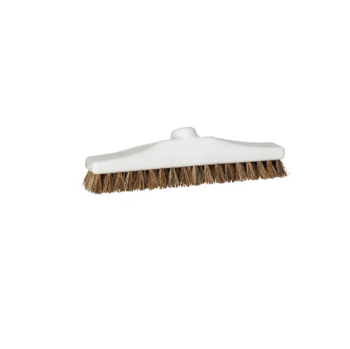 [17487] Gulvskrubbe, hvid, bassine/PP, 30 cm, stiv, 81% genanvendt plast, Vikan 3636, (1 stk.)