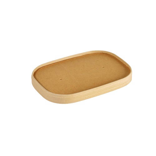 Låg til salatbakke Duni, Brick box, 17,4x12,4x1,5cm, pap, tilhørende 11858 & 11859, Duni, (150 stk.)