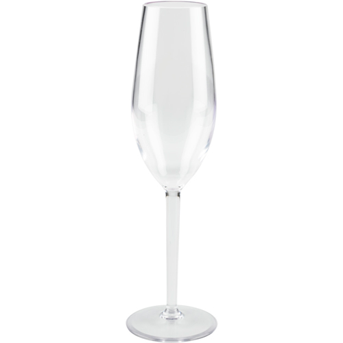 [16975] Flergangschampagneglas, 23cm, Ø5,8cm, 220ml, klar, san, (24 stk.)