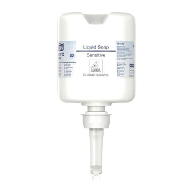 [17059] Sæbe Tork Flydende Sensitiv S2 Premium uden Farve/Parfume 475ml, 420702, (8 stk.)