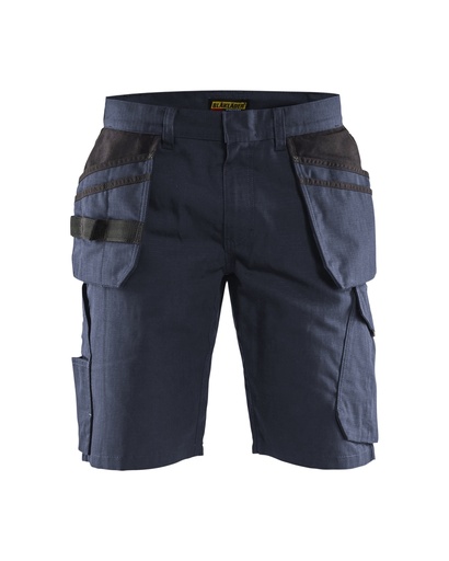 Service Shorts med sømlommer, Mørk Marineblå/Sort, Blåkläder, (1 stk.)