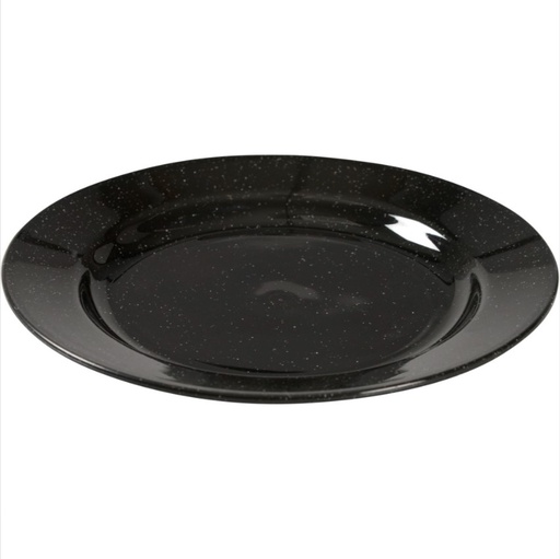 [30617] Flergangstallerken, Ø18cm, granitsort, PP, (96 stk.)
