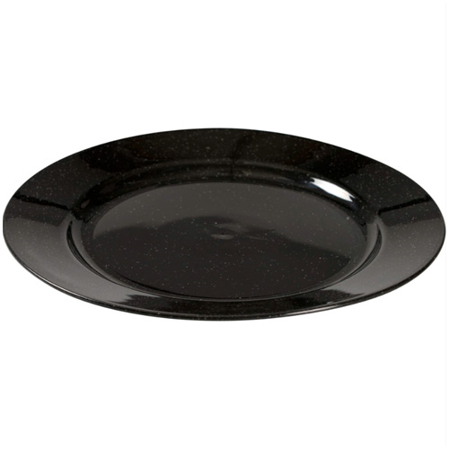[17201] Flergangstallerken, Ø25cm, granitsort, PP, (48 stk.)
