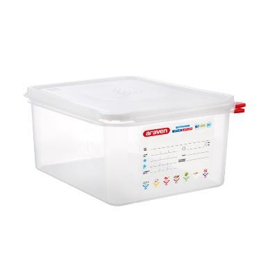 [17242] Beholder, Araven, lufttæt, L32.5xB26.5xH15cm, 1/2GN, 10L, PP, (1 stk.)