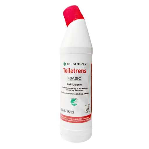 [17283] WC-Rens/Toiletrens, GS-Basic, Svanemærket, uden parfume, 750-ml (1stk.)