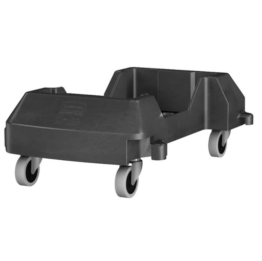 [11054] Vogn, Rubbermaid Slim Jim, sort, tilhørende 11053, (1 stk.)