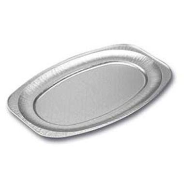 [17311] Alufad, 55x36x2,2cm, stor, oval, glat, (10 stk.)