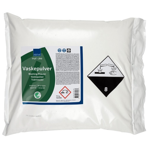 [11061] Vaskepulver, kulørt og hvidt, uden farve og parfume, (10 kg)