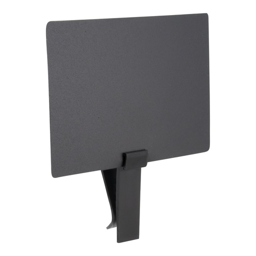 [17417] Klipsholder i sort til tavleplader, 155x122x20mm, Securit, (6 stk.)