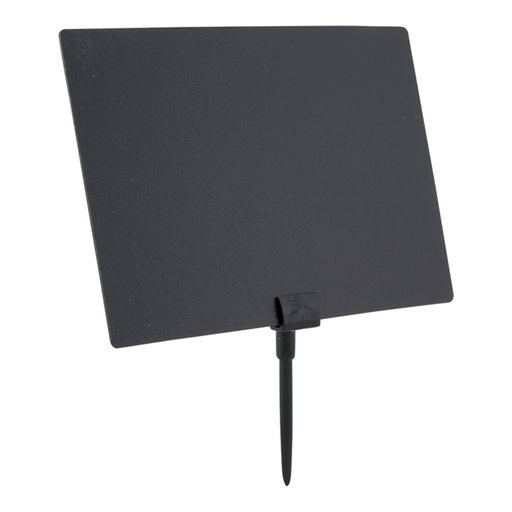 [17418] Piggeholder i sort til tavleplader, 205x120x24mm, Securit, (20 stk.)
