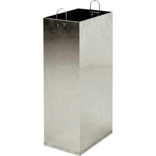 [11029] 60L inderspand, 29,4x20,7x64,1cm, galvaniseret stål, tilhørende 11030 & 11028, (1 stk.)