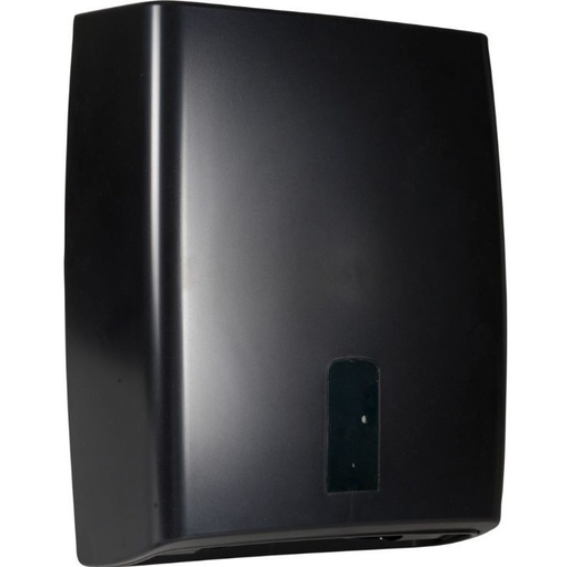 [11093] Dispenser, Classic Recycled, Midi, 12,5x31x39cm, sort, plast, alle typer håndklædeark, (1 stk.)